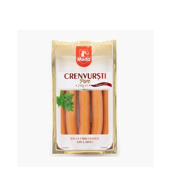 Meda Cremwurști de porc 250GR Meda Cremwurști de porc 250GR