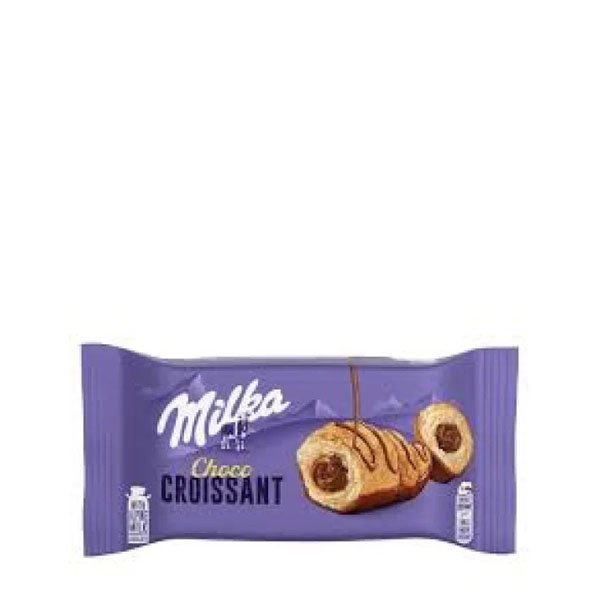 Milka Croissant ciocolata cu talpa glazurată cu ciocolată 14 x 50GR Milka Croissant ciocolata cu talpa glazurată cu ciocolată 14 x 50GR