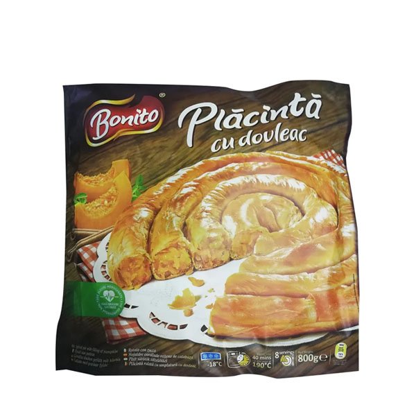 Bonito Placinta cu dovleac 800GR Bonito Placinta cu dovleac 800GR