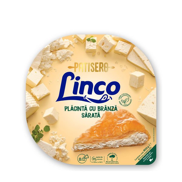 Linco Placinta cu branza sarata 800GR Linco Placinta cu branza sarata 800GR