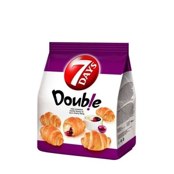 7Days Mini Double Cirese si vanilie 8 x 185GR 7Days Mini Double Cirese si vanilie 8 x 185GR
