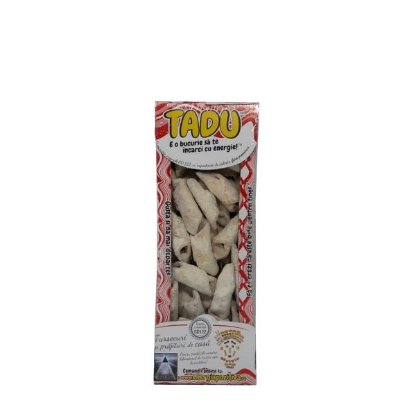 Tadu Cornulete de casa cu rahat 450GR Tadu Cornulete de casa cu rahat 450GR