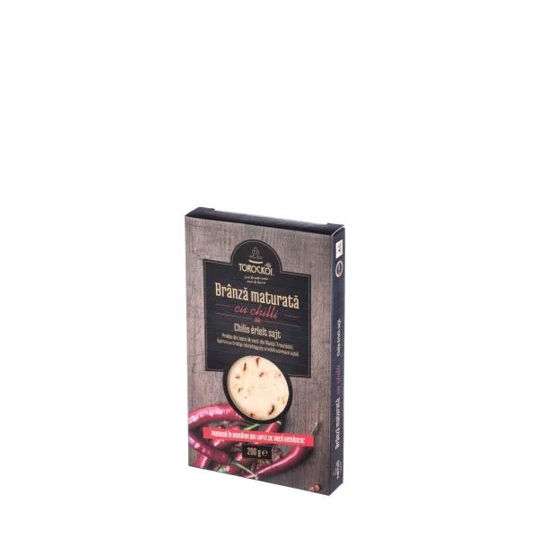 Torockoi Brânză maturată cu Chilli 200GR Torockoi Brânză maturată cu Chilli 200GR
