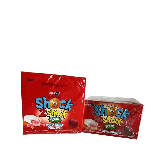 ALM Guma Shock Shock Cherry 100 x 4GR ALM Guma Shock Shock Cherry 100 x 4GR