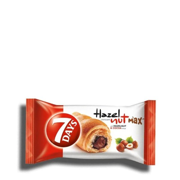 7Days max croissant cu alune 20 x 70GR 7Days max croissant cu alune 20 x 70GR
