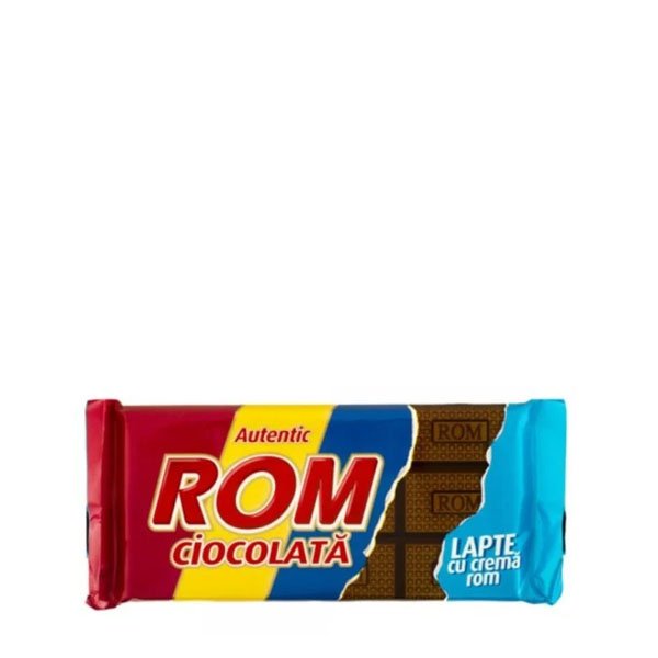 Rom autentic Ciocolata lapte cu crema de rom 24 x 88GR