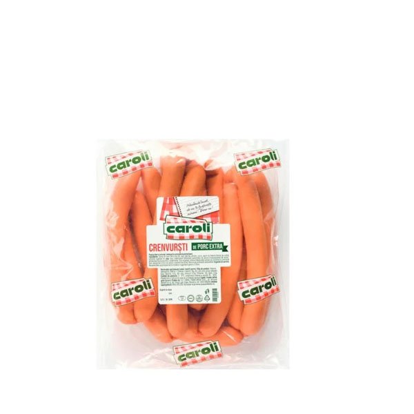 Caroli Cremwurști de porc 500GR Caroli Cremwurști de porc 500GR