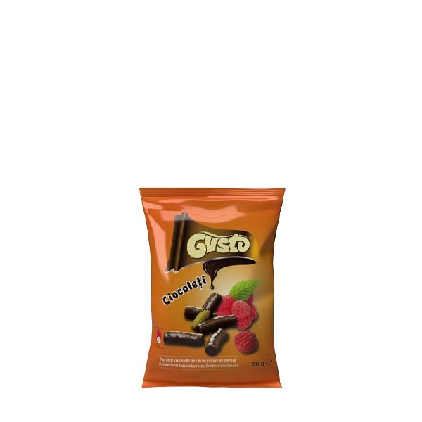 Gusto Pufuleți glazurați zmeură 36 x 50GR Gusto Pufuleți glazurați zmeură 36 x 50GR