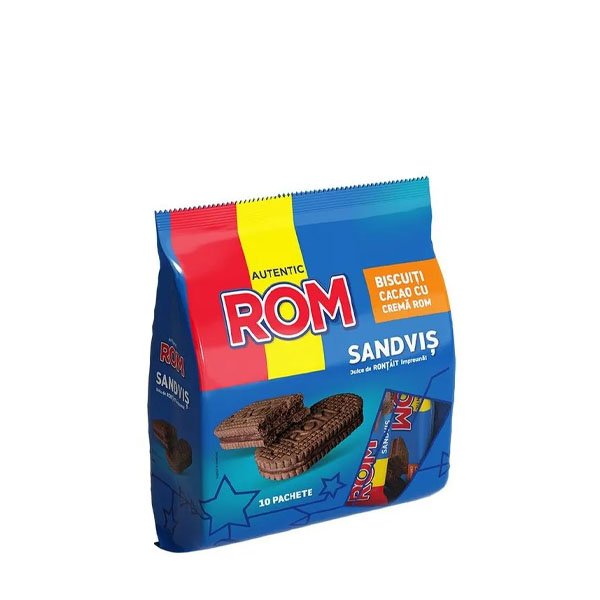 Rom Biscuiti sandvis cacao si rom 12 x 360GR