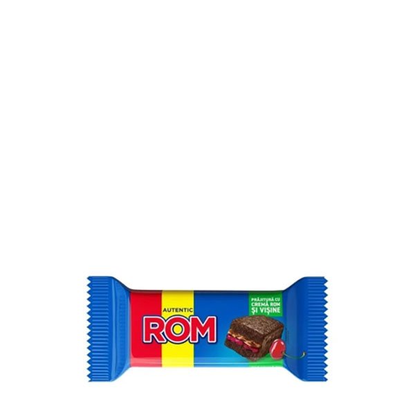 Rom Autentic prăjitură vișine 36 x 35GR