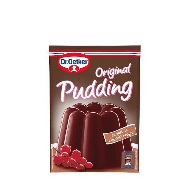 Dr. Oetker Praf de budincă cu gust de ciocolata neagra 35 x 50GR