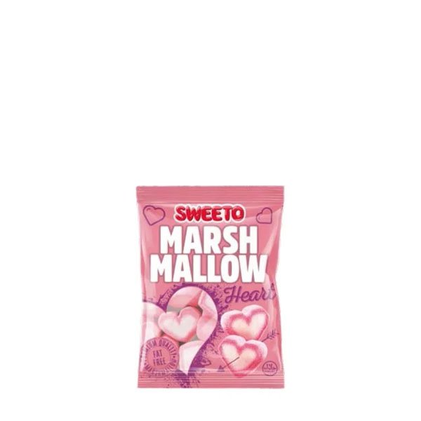 Jeleu Sweeto Marshmellow Heart 24 x 120GR Jeleu Sweeto Marshmellow Heart 24 x 120GR