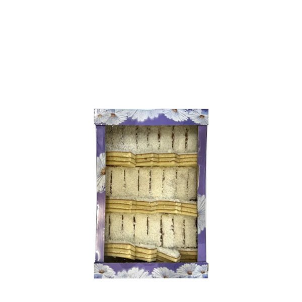 Prajitura Margareta Cocos Triunghi Dreptunghi 500GR Prajitura Margareta Cocos Triunghi Dreptunghi 500GR
