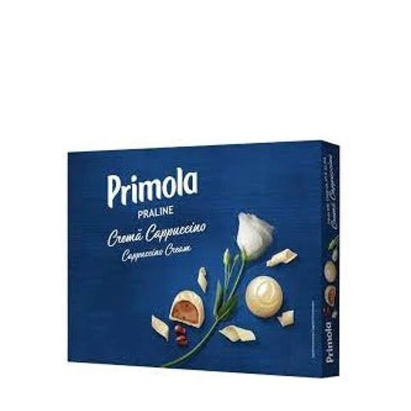 Primola Praline ciocolata alba si capuccino 14 x 98GR Primola Praline ciocolata alba si capuccino 14 x 98GR
