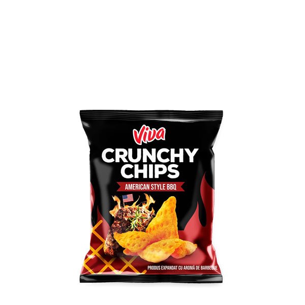 Viva Crunchy Chips American style bbq 20 x 80GR