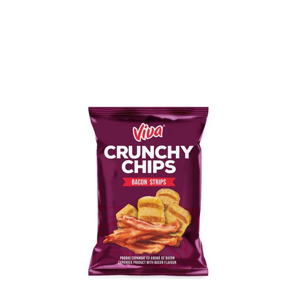 Viva Crunchy Chips Bacon 20 x 80GR