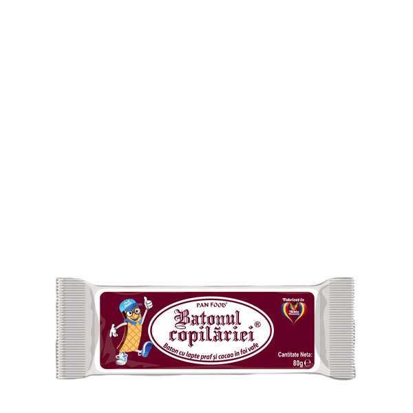 Panfood Batonul copilariei in foi 30 x 80GR Panfood Batonul copilariei in foi 30 x 80GR