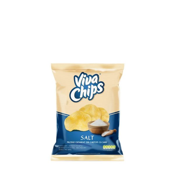 Viva chips cu sare 20 x 100GR