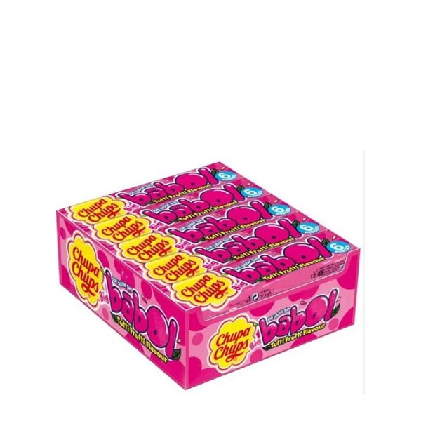 Chupa Chups Big Babol Tuti Frutti Gum 24 x 27.6GR