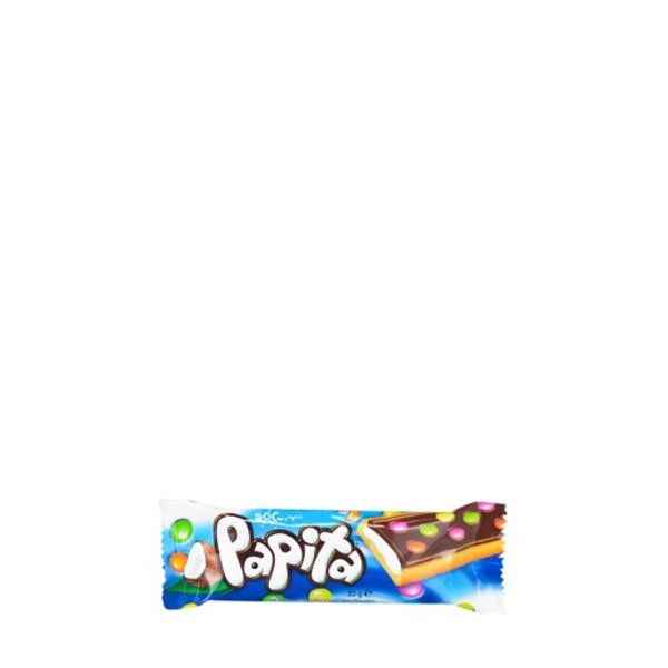Papita Biscuiti cu glazura de ciocolata si crema de lapte 24 x 33GR