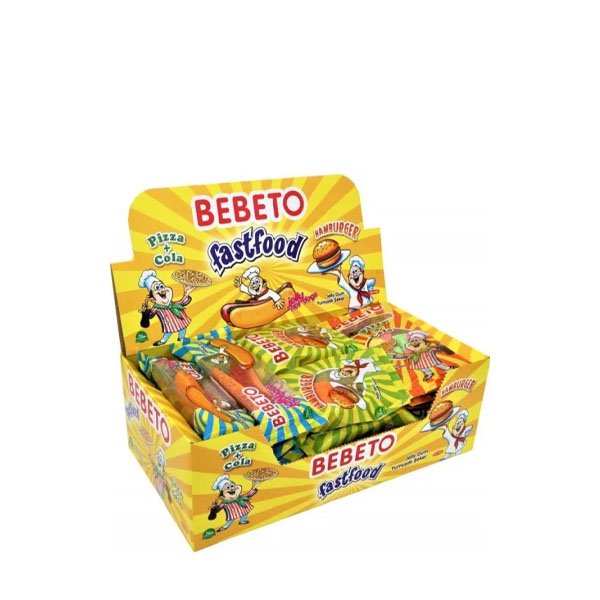 Bebeto Jeleu Fast Food 24 x 30GR Bebeto Jeleu Fast Food 24 x 30GR