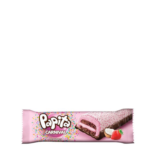 Papita prajitura cu crema de capsuni 12 x 36GR