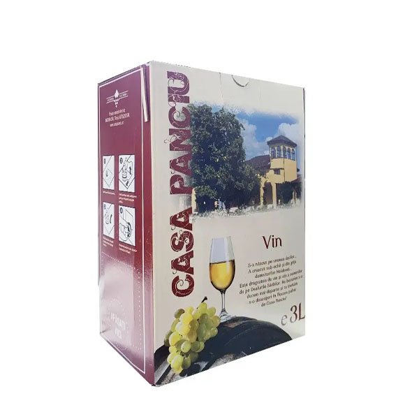 Casa Panciu Rose Cabarnet Sauvignon si Băbească Neagră DemiSec Box 3L