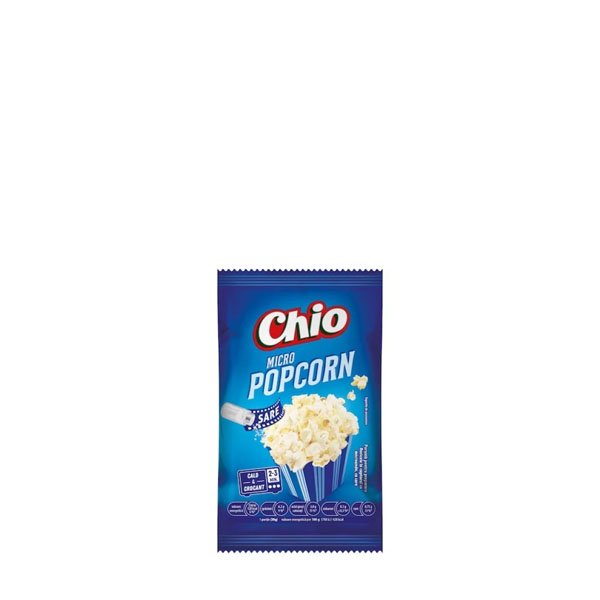 Chio Popcorn microunde cu Sare 34 x 80GR Chio Popcorn microunde cu Sare 34 x 80GR