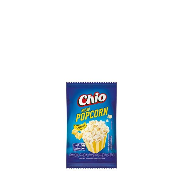 Chio Popcorn microunde cu cascaval 34 x 80GR Chio Popcorn microunde cu cascaval 34 x 80GR