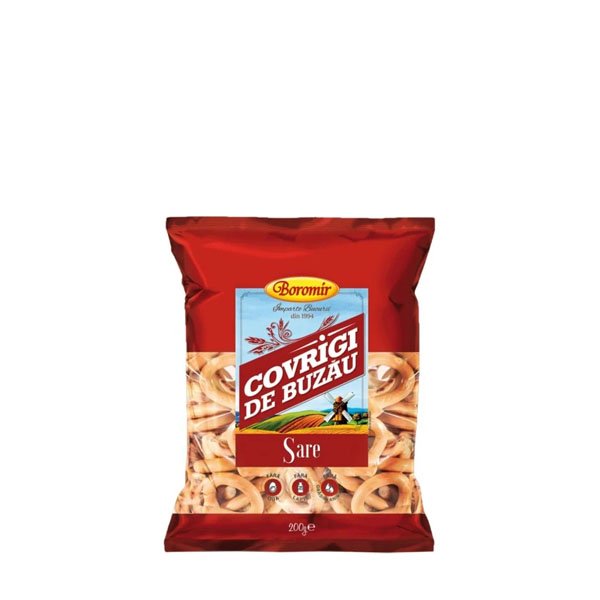 Boromir Covrigei de buzau cu Sare 21 x 200GR Boromir Covrigei de buzau cu Sare 21 x 200GR