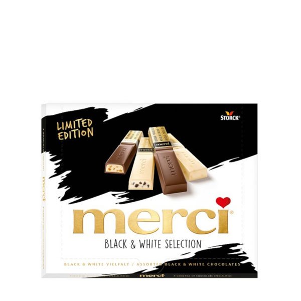 Merci bomboane asortate Black and White 240GR