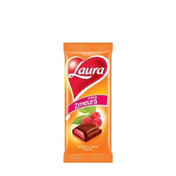Laura Ciocolată cu cremă de zmeură 24 x 92GR