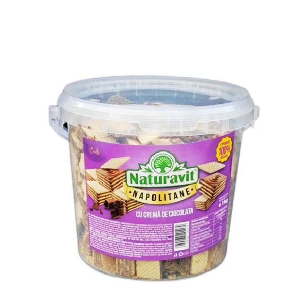 Naturavit Napolitane cu crema de ciocolata 1KG
