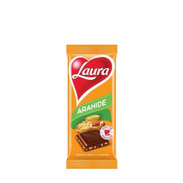 Laura Ciocolată cu arahide 24 x 90GR