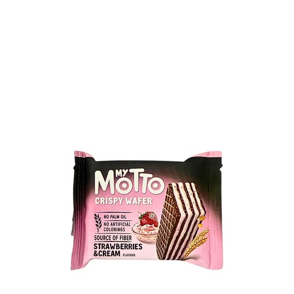 myMotto Napolitane cremă de capsuni 20 x 34GRg