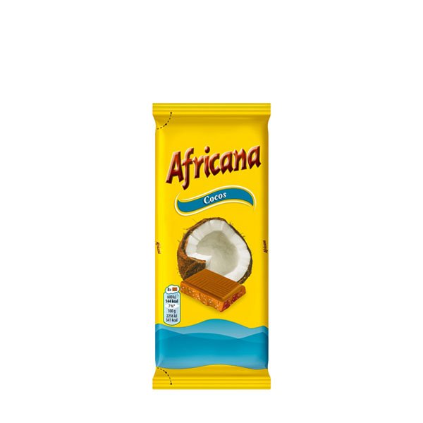 Africana Ciocolată cu cocos 20 x 90GR