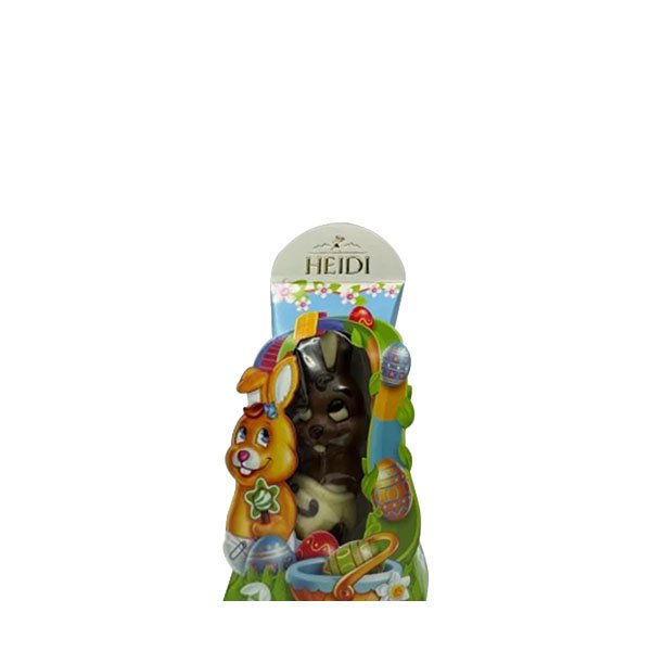 Heidi Mini iepuras din ciocolata cu scutec 27 x 100GR Heidi Mini iepuras din ciocolata cu scutec 27 x 100GR