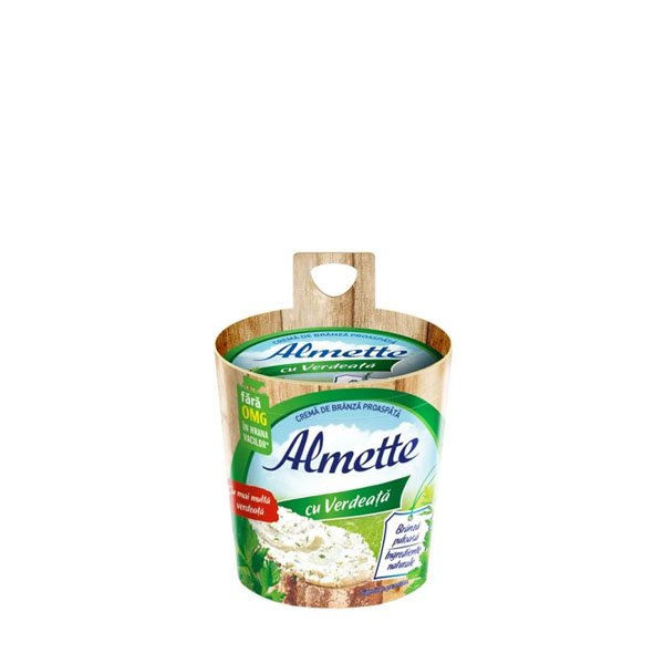 Hochland Almette Cremă de brâmză cu verdeață 8 x 150GR