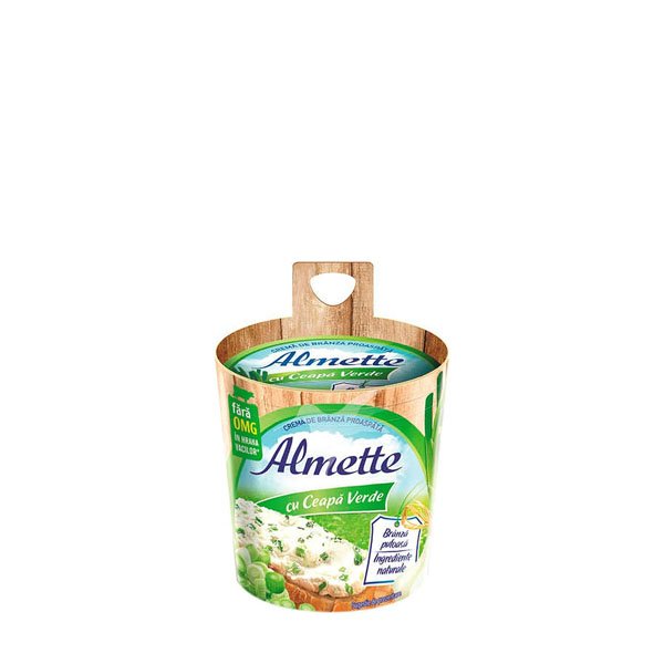Hochland Almette Cremă de brânză cu ceapă verde 8 x 150GR