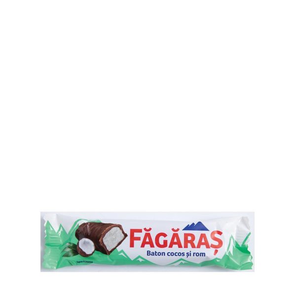Fagaras Baton cu cocos si rom 40 x 40GR Fagaras Baton cu cocos si rom 40 x 40GR