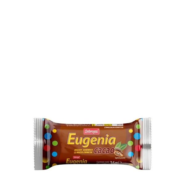 Dobrogea Eugenia cu crema de cacao 24 x 36GR Dobrogea Eugenia cu crema de cacao 24 x 36GR