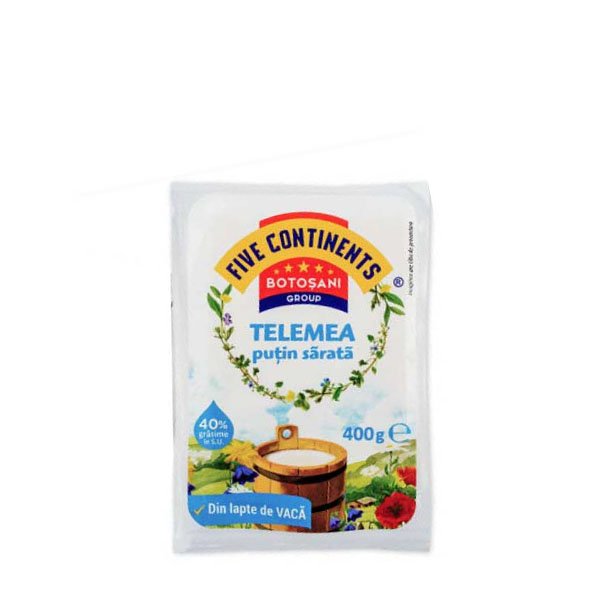 Five Continents Telemea vacă puțin sărată in saramura 40% 400GR