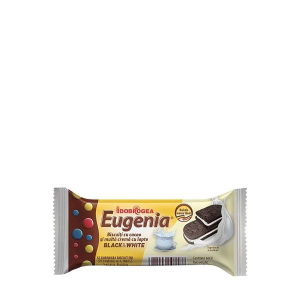 Dobrogea Eugenia cu cacao si crema de lapte 24 x 36GR Dobrogea Eugenia cu cacao si crema de lapte 24 x 36GR