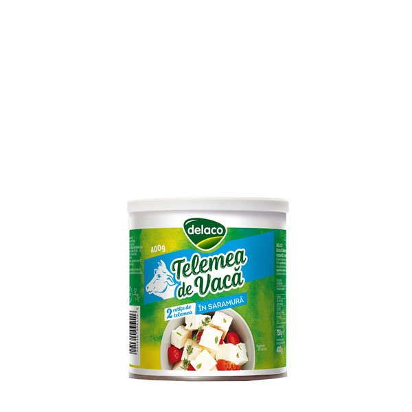 Delaco Telemea de vacă 400GR Delaco Telemea de vacă 400GR