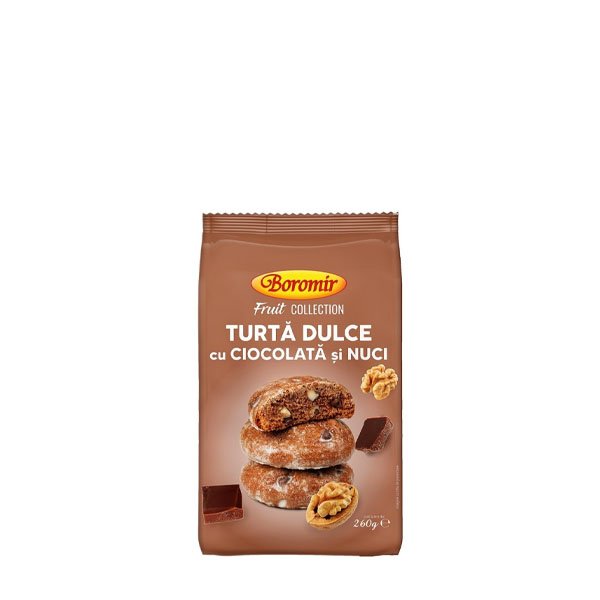 Boromir Turta dulce cu ciocolata si nuci 8 x 260GR