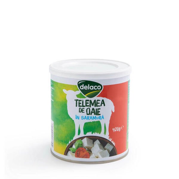 Delaco Telemea de oaie 400GR Cutie Delaco Telemea de oaie 400GR Cutie