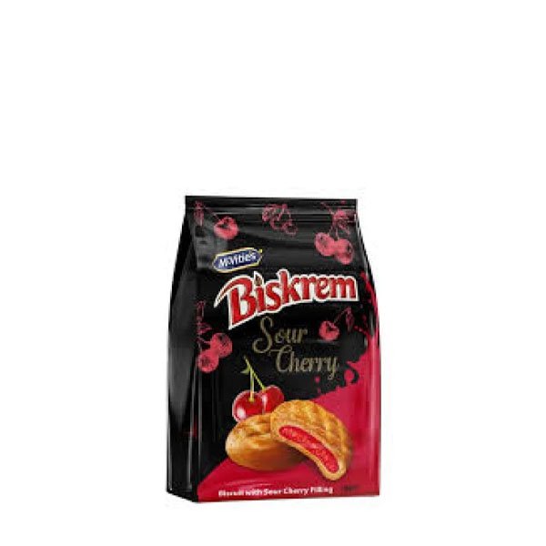 Biskrem biscuiti cu crema de visine 12 x 160GR