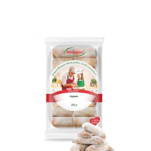 Biscopane biscuiti de la bunica cu visinele 300GR