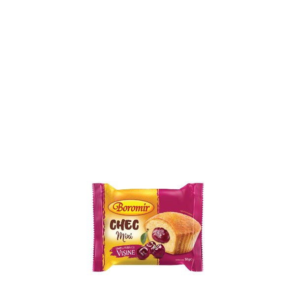 Boromir Chec Mini cu crema de visine 13 x 50GR