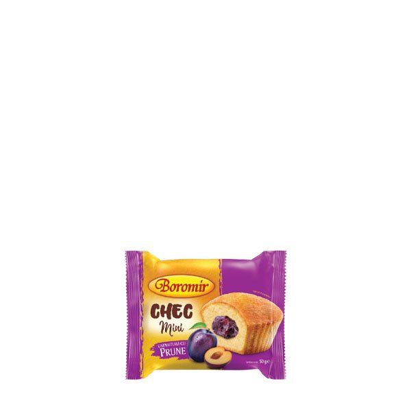 Boromir Chec Mini cu crema de prune 13 x 50GR